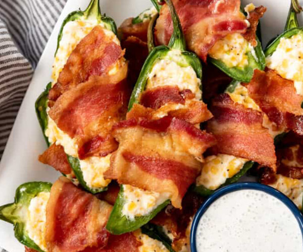 Bacon Wrapped Jalapeno Poppers