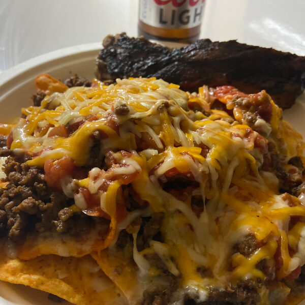 Nachos Brisket Chicken Ribs